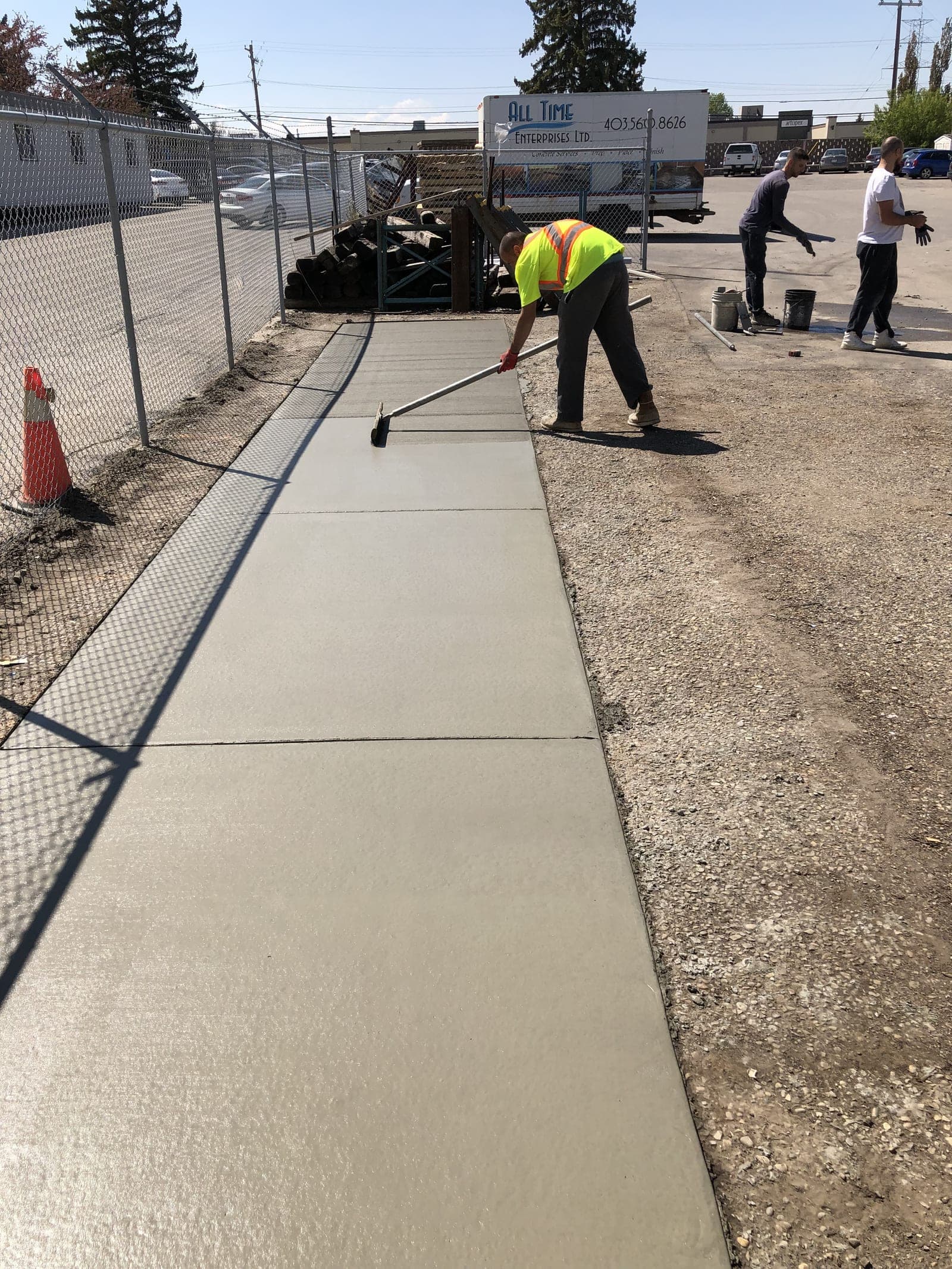 Commercial Driveway in Calgary